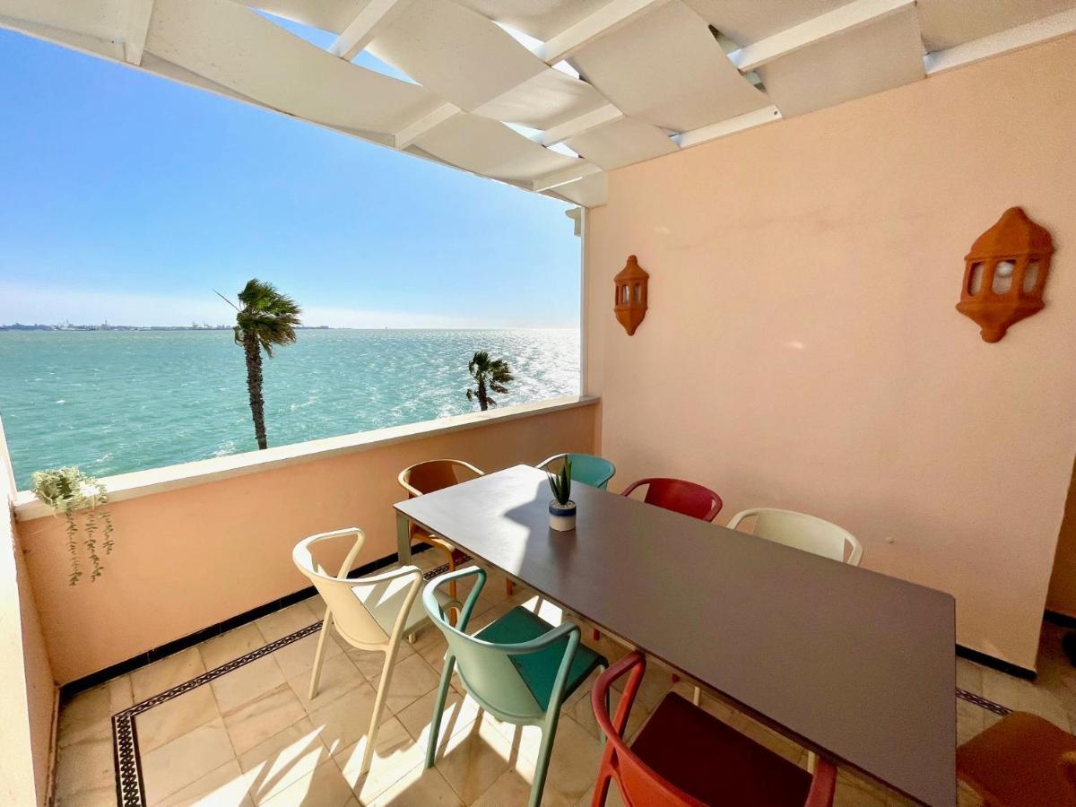 Gatu Villa Oceano Frente Al Mar En Puerto Sherry " Preferente Mayores De 25 Anos Y Familias " El Puerto de Santa María Eksteriør bilde