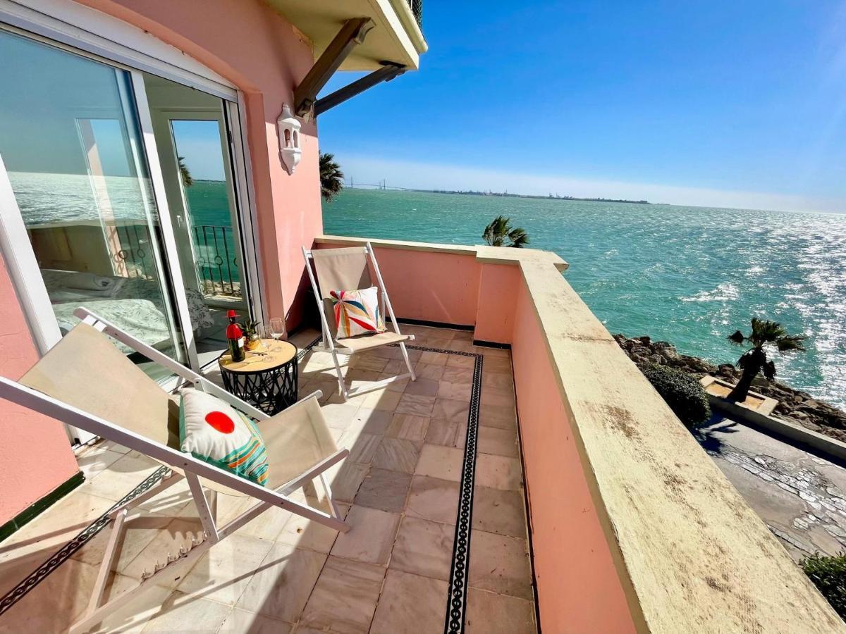 Gatu Villa Oceano Frente Al Mar En Puerto Sherry " Preferente Mayores De 25 Anos Y Familias " El Puerto de Santa María Eksteriør bilde